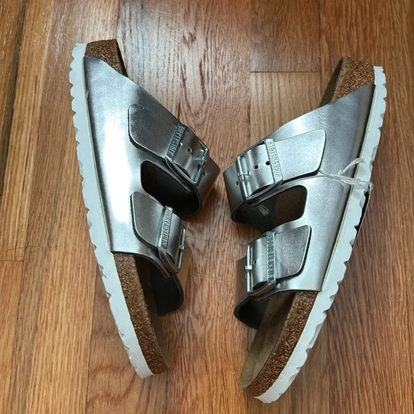 NWT Birkenstock Metallic Arizona Sandal - Picture 4 of 5